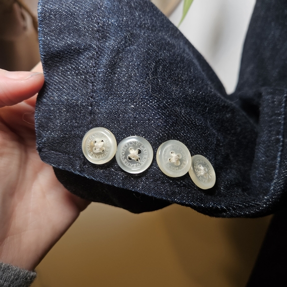 Y2K Ralph Lauren Dark Denim Blazer - Picture 7 of 7